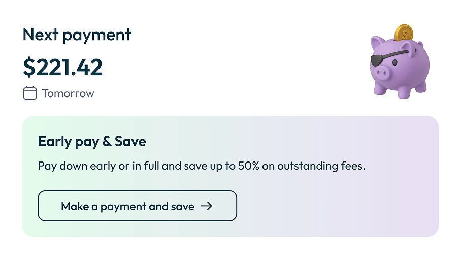 Save more with our early-pay discount