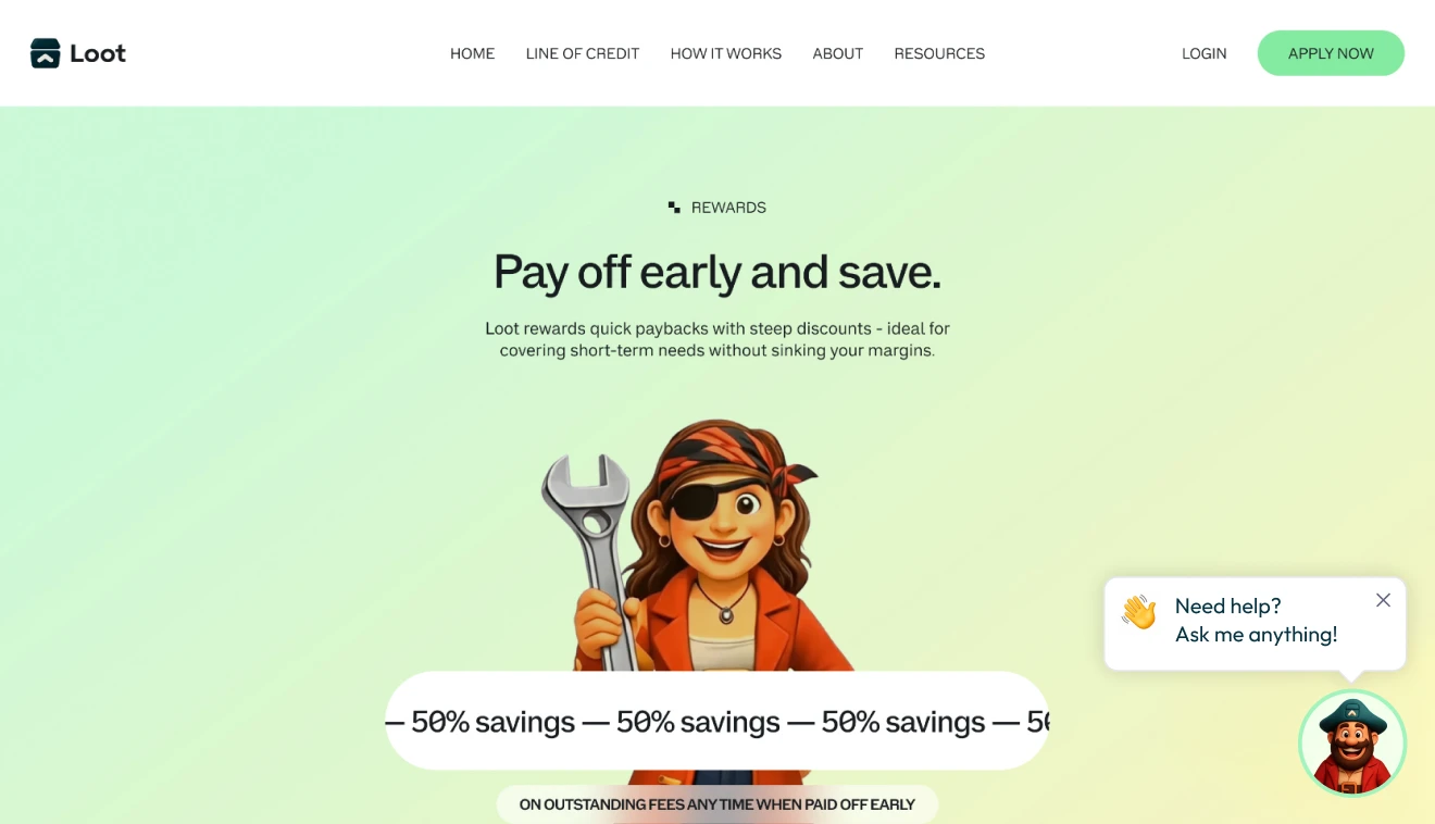 Blackbeard now greets you on our website
