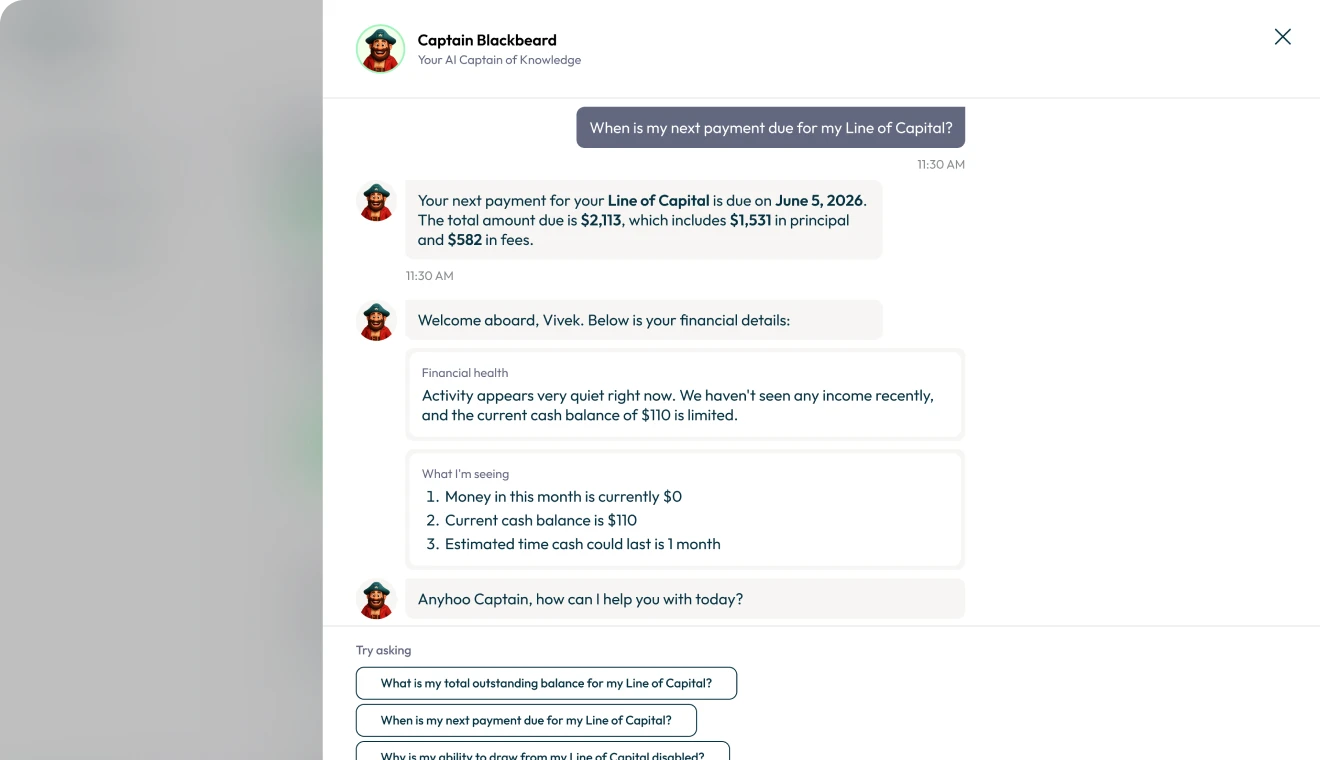 Meet Blackbeard, our AI chat assistant